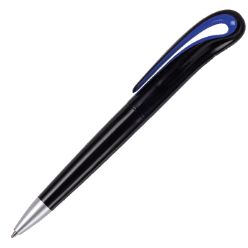 Swan neck design ballpoing pen with black barrel