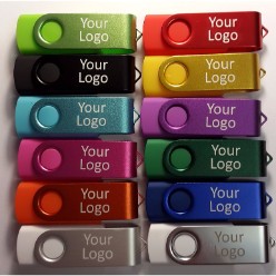 Swivel USB - 32 Gig - Colour engraved