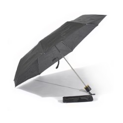 8 panel, 190T material mini umbrella with 98cm diameter. Manual opening metal frame with matching colour plastic handle.