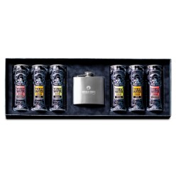 The Toni Glass Collection has now introduced the amazing and flavourful infused tonic collection. This Infused Tonic Gift Set includes: An assortment of 3 sugar free flavours, A designer hip flask, Presented in a custom made gourmet box