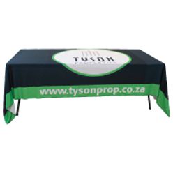 Tablecloth made from polyester material made in South Africa