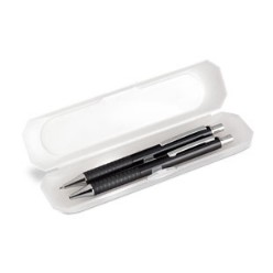 Pen contains black German-manufactured ink, Pencil contains 0.5mm lead