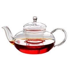 Tea pot made from borosilicate glass, 650 ml