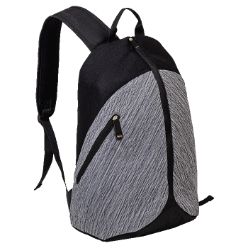 Tech backpack with centre zip