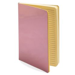 TPU plastic and paper A5 Notebook with shiny finish 160 lined pages