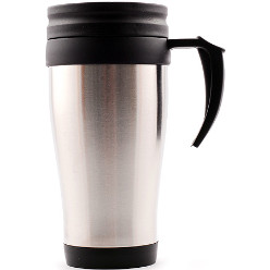 Stainless Steel Double Wall Mug with Insulated Lid