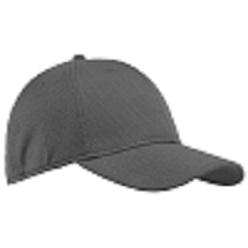 100% Polyester mesh, 6 panel construction, embroidered self colour eyelets with fitted back and pre-curved peak
