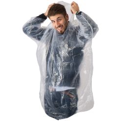 Emergency rain poncho pocket size