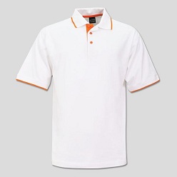 170g Combed 100% cotton Golfshirts , slide slits for comfort and ease of movement