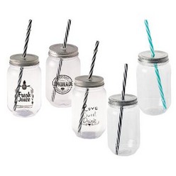 Tumbler With Straw & Tin Lid is the perfect thing to keep your drinks in and to help you have a nice day.