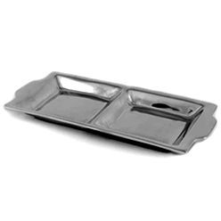 Aluminium twin bowl with easy to carry handles