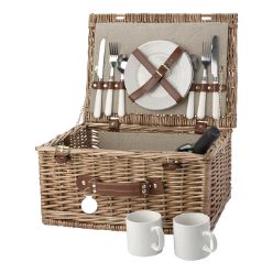 Two Person willow picnic basket