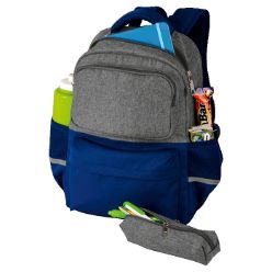 Two Tone waterproof student backpack
