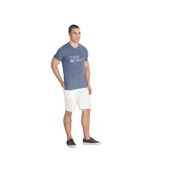 US Basic Mens Michigan Melange V-Neck T-Shirt