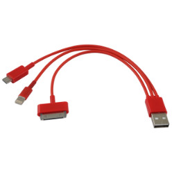 USB Connection and 3 x Charges. For iPhone 4 and 5, iPad, Blackberry, Kindle, MP3s, MP4s and Samsung Phones and Tablets