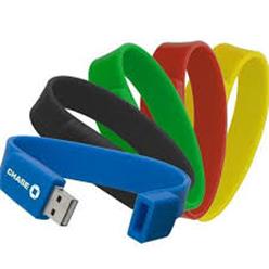 Everybody loves a wristband so why not try a wristband that you can use to carry all your information in a simple USB.