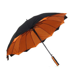 16 Rib 2 Tone Umbrella - Soft Grip Handle