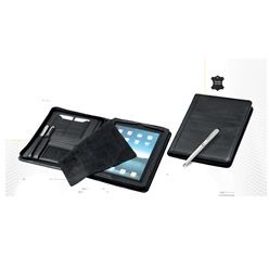 Nappa Leather, Fits iPAD 2, 2 pen loops, business card pockets, inner flap for documents, fully lined