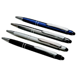 Valet Stylus Ball pen, Push Button Ball pen, Refill, Black Ink