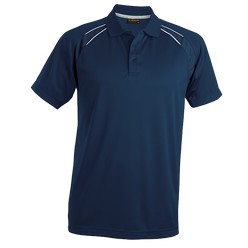 Vortex Golf shirt: Features: 150g 100% polyester fabric with moisture management finish: e-dri, supplied with a loose pocket tonal knitted collar, easy care garment