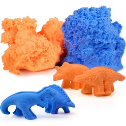 A clay that is both fun colourful and easy to mould but doesn't dry out easily can be found wimply by getting a tub of flossy clay