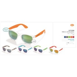 Hit the streets or beach in style wearing the trendy and useful Waikiki Sunglasses. Created using polycarbonate material, these sunglasses are available in blue, charcoal, red, lime and orange colors. If you are looking for a suitable corporate gift for your esteemed clients and business associates, brand these sunglasses with your company logo and give them away at your next big promotional event.