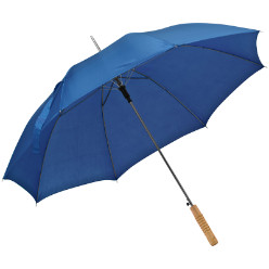 Automatic Walking Stick Umbrella with wooden handle in various colours. made of 170T polyester