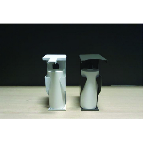 Wall Mounted Sanitizer Dispenser is the size of 1L comes in these colours white or grey