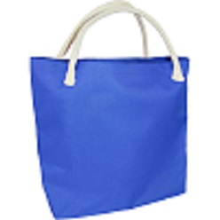 Beach bag with rope handles made from 600D material