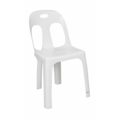 Contour Outdoor Plastic catering chair, white