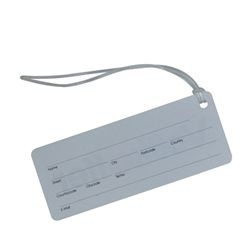 White Luggage Tag