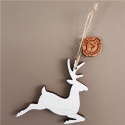 White reindeer decoration