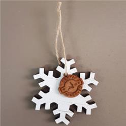 White snowflake decoration