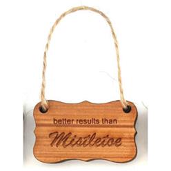 Wine tag better results than mistletoe