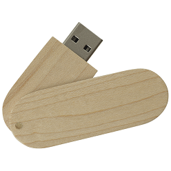 Wooden Frame USB, Swivel Design, Wooden Casting