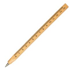 Wooden ballpoint pen with ruler