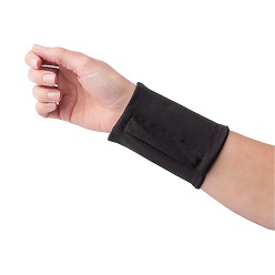 Stretchable polyester wrist wallet