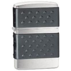 Zip guard on brushed chrome zippo lighter