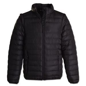 This is the Zip Off Sleeve Puffer Jacket which is available in S, M, L, XL, 2XL, 3XL, 4XL, 5XL with colour variations of Black