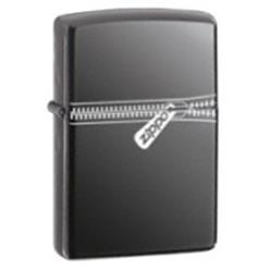 Black ice, zipped zippo lighter