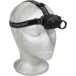Spotlight Bright. 3 Levels: High Light, Low Light, Flash - Swivels 90`Degree - With Elastic Strap